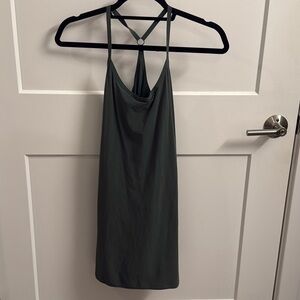 Outdoor Voices Dark Green Exercise Dress